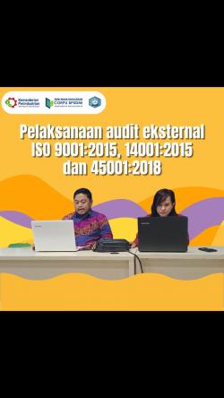 { S M A K - M A K A S S A R} : Pelaksanaan audit eksternal ISO 9001:2015, 14001:2015 dan 45001:2018